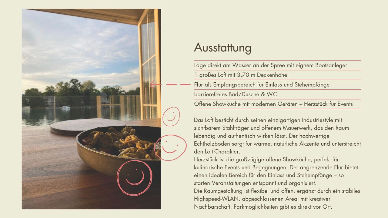 Berlin Kreatives Meeting Corporate event space Loft an der Spree – Helle Eventlocation mit Showküche & Wasserblick image 13