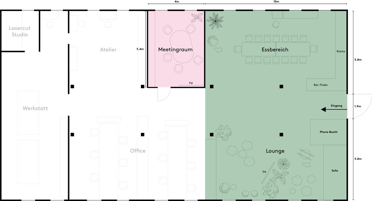 Zürich  Function Room Workshop Location in Zürcher Designagentur image 3