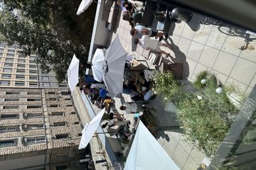 Berlin Teamsitzung Open Air Location Terrasse image 5