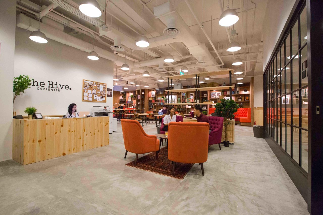 Singapore training rooms Coworking ruimte The Hive Carpenter image 6