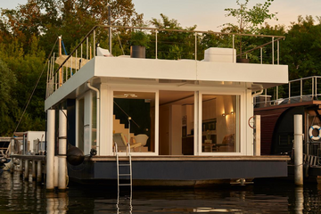 Berlin Kreatives Meeting Meetingraum White Cube Hausboot Berliner Havel image 0